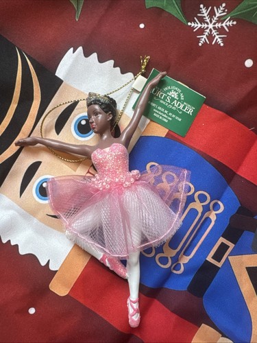 Black ballerina ornament - black,